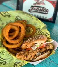 Chicken tender sandwich